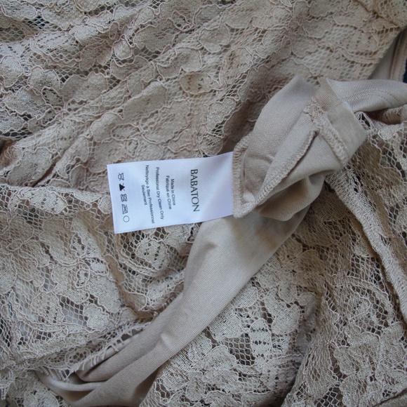 Cropped Lace Babton Shirt; Lined - Picture 8 of 10